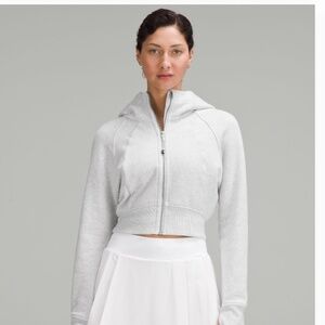 Lululemon Scuba Full Zip Cropped Hoodie